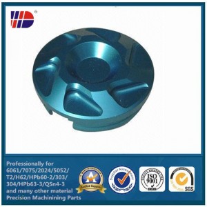 OEM 제조 업체 CNC 터닝 및 밀링 알루미늄 예비 부품 색칠 anodize와 함께