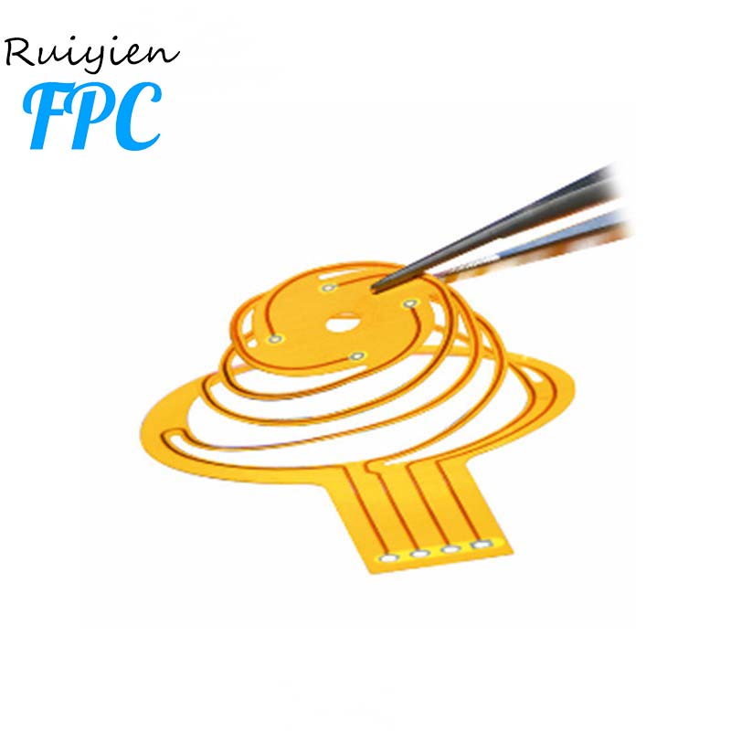 OEM Gold Finger 유연한 FPC 제조 작은 FPC 범용 원격 제어 지문 센서 유연한 인쇄 회로 기판