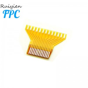 제조 유연한 인쇄 회로 fpc 접착 polyimide 소재 금 손가락 지문 flex pcb 회로 보드 fpc 케이블