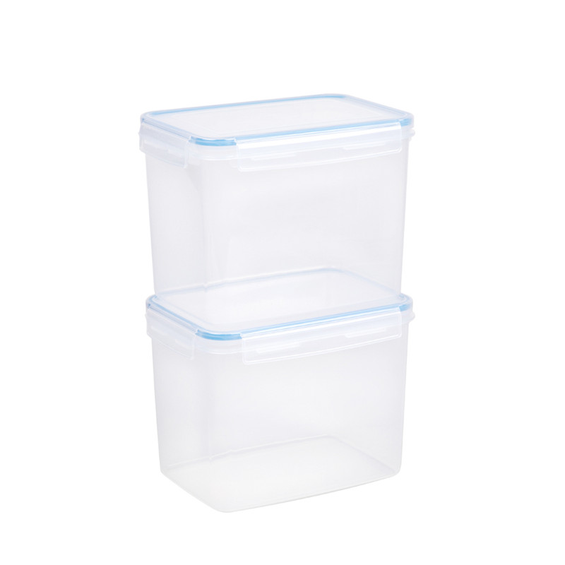 포장 뚜껑이있는 주방 BPA 무료 플라스틱 누출 증거 보관 용기 - 4 개 세트 (122.99 oz / 3.6L)