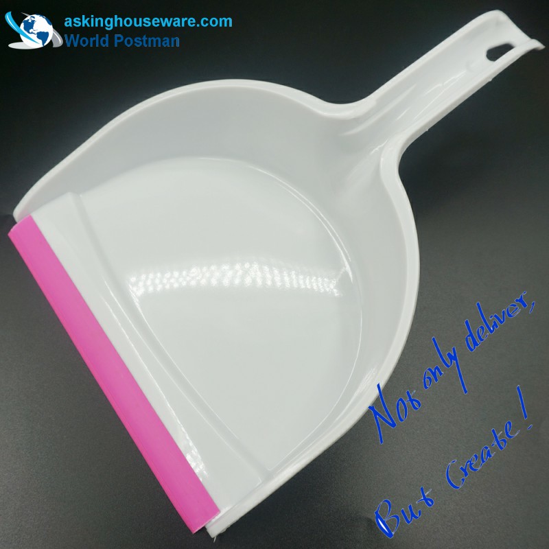 웨이브 모양 디자인의 Akbrand Dustpan 브러쉬 빗자루 입구에서 PVC 라인