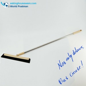 akbrand 13 \ '바닥 스펀지 고무 칼 머리 긴 스테인리스 파이프