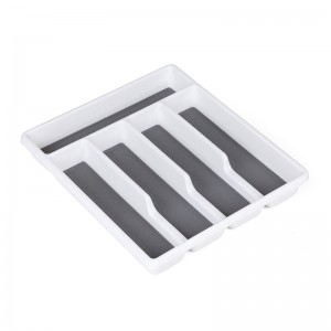 5 개의 구획 플라스틱 칼 붙이 쟁반은 제품 쟁반