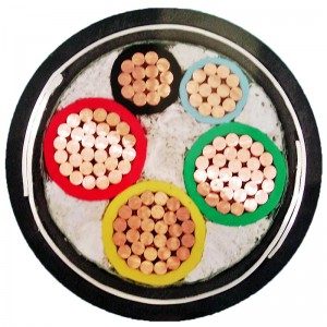 5 코어 0.6 / 1kv LV 전원 케이블 5x16mm2 5x25mm2 5x95mm2 5x120mm2