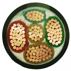 5 코어 0.6 / 1kv LV 전원 케이블 5x16mm2 5x25mm2 5x95mm2 5x120mm2