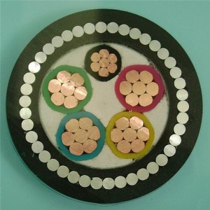 5 코어 구리 Xlpe 멀티 코어 기갑 케이블 화재 저항