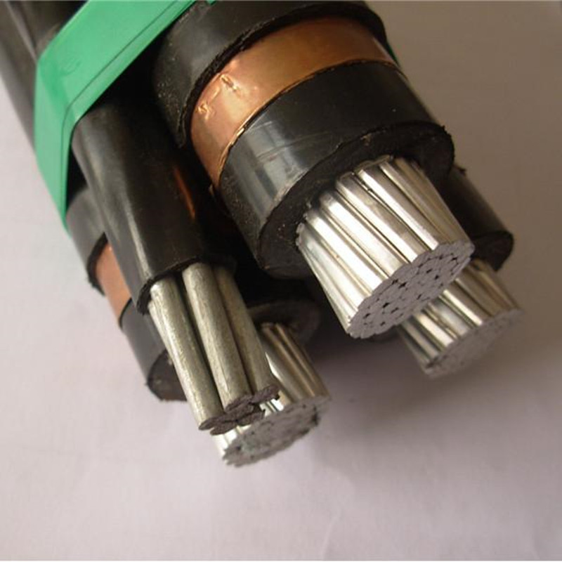 MV 구리 / 알루미늄 공중 번들 컨덕터 케이블 6.35 / 11KV 3x95mm2 3X185mm2