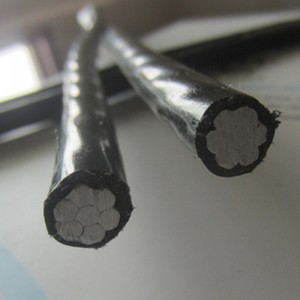 0.6 / 1kv 오버 헤드 듀플렉스 트리플 quadruplex 서비스 드롭 abc 케이블