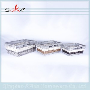 PE 등나무 손으로 짠 저장 상자