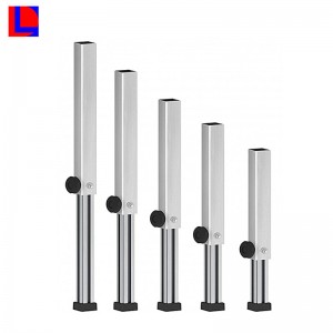 OEM 서비스 중국 싼 가격 알루미늄 테이블 라운드 / 사각 신축성 다리