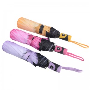 프로모션 최고 등급 제품 자동 개방 기능 3 배 우산 UV 우산