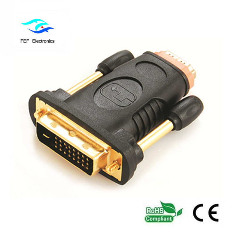 DVI 24 + 1 male 어댑터에 HDMI female 여성용 컨버터 코드 : FEF-HD-006