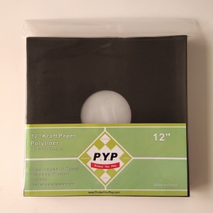 12 인치 블랙 폴리 라이너 LP Record Inner Sleeve