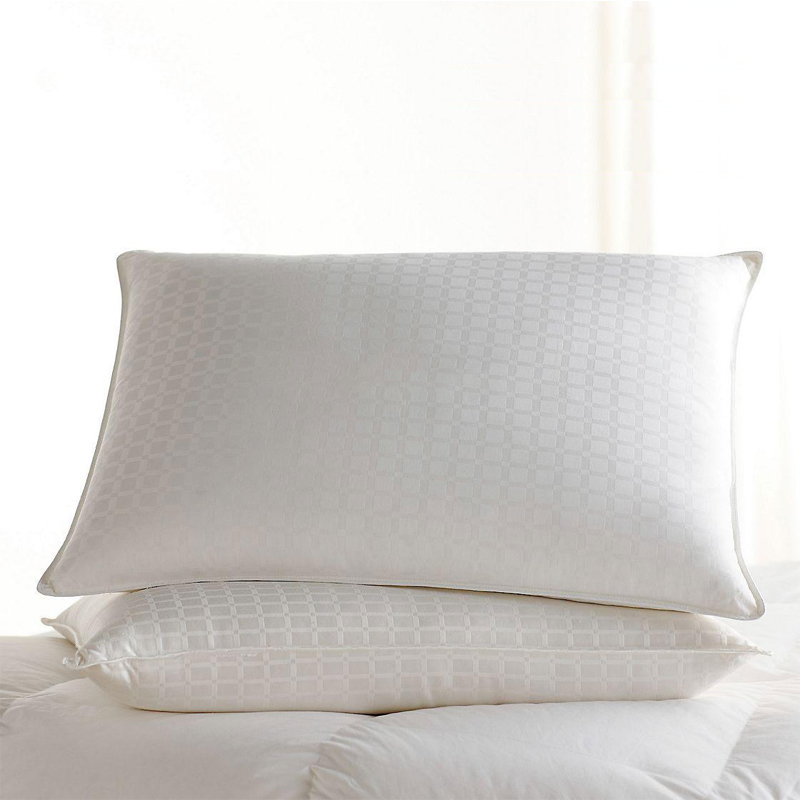 90 % 흰색 거위 베개를 1 ''창 유리 패턴 사용
