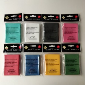 일본어 작은 유유히 카드 갑판 가드 매트 도박 카드 슬리브 62X89mm