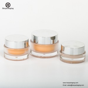 HXL213A 럭셔리 둥근 빈 아크릴 화장품 항아리