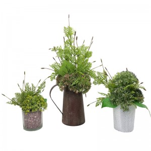 인공 현실적인 라벤더 모종 그린 트리 공장 홈 장식 정원