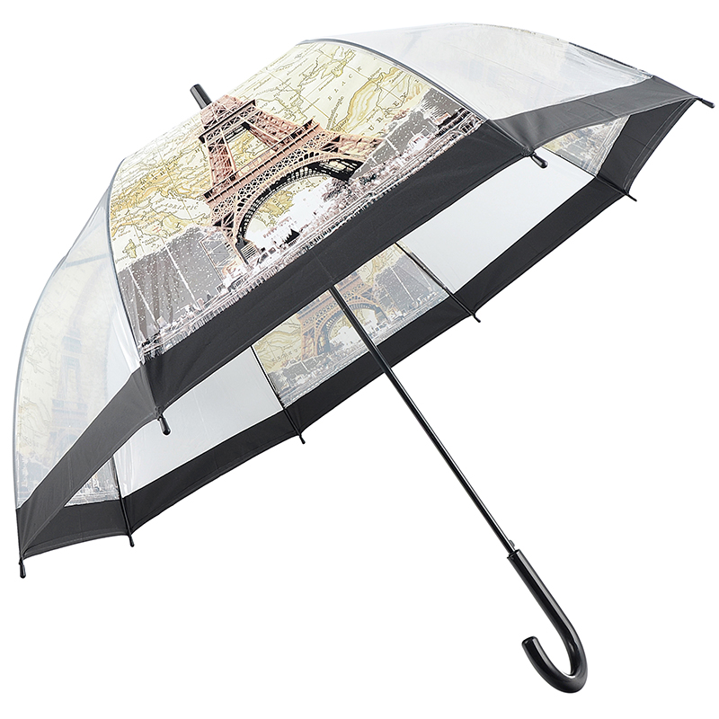 rian 우산 자동 오픈 돔 apollo staight 우산 투명 소재