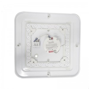 자동 디 밍이 가능한 홀드 타임 썸머 스퀘어 탐지 마이크로 웨이브 센서가있는 둥근 천장 조명 3 년