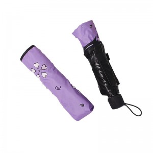 아름 다운 인쇄 3 배 수동 마법의 색상 비가 아래 우산을 변경