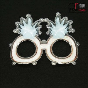 파인애플 안경 PVC 푹신한 패치