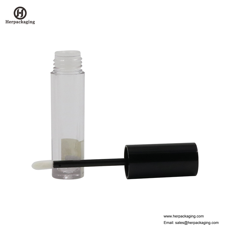 HCL301 명확한 플라스틱 빈 입술 광택 튜브 컬러 화장품에 대 한 몰려 입 립 광택 applicators
