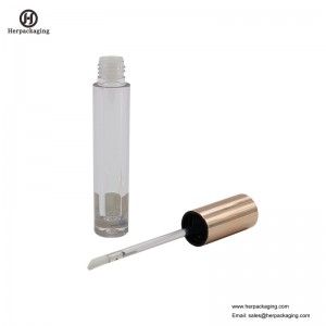 HCL304 명확한 플라스틱 빈 입술 광택 튜브 컬러 화장품에 대 한 몰려 입 입술 광택 applicators