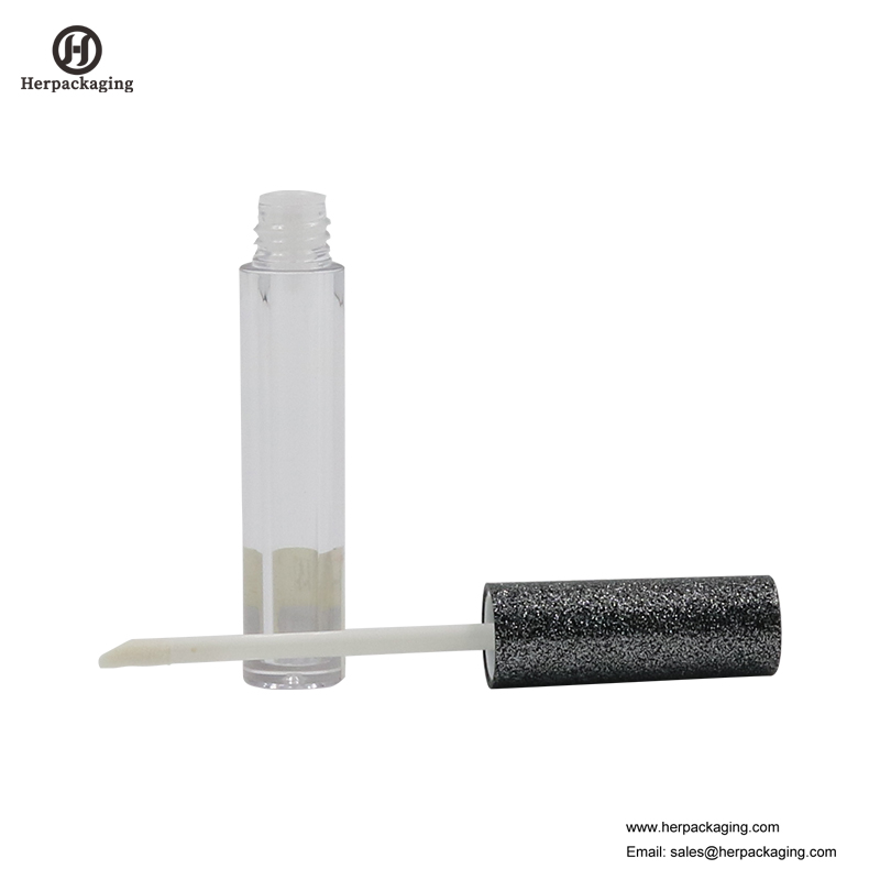 HCL305 명확한 플라스틱 빈 립 글로스 튜브 컬러 화장품에 대 한 몰려 입 립 광택 applicators