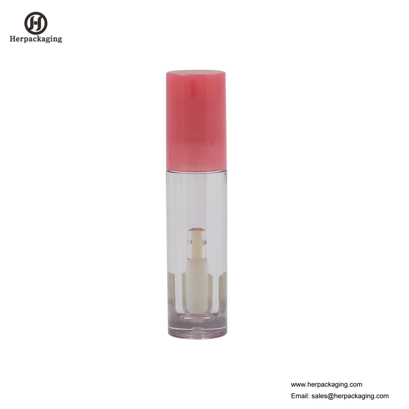 HCL306 명확한 플라스틱 빈 입술 광택 튜브 컬러 화장품에 대 한 몰려 입 립 광택 applicators