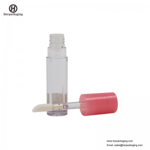 HCL306 명확한 플라스틱 빈 입술 광택 튜브 컬러 화장품에 대 한 몰려 입 립 광택 applicators