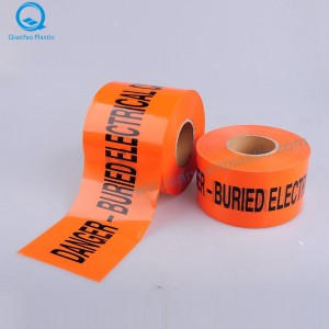 가스 지하 경고 테이프; 전기 지하 경고 테이프; 화재 지하 경고 테이프