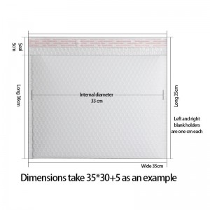 도매 흰색 폴리 버블 우편 봉투 / 패딩 운송 가방