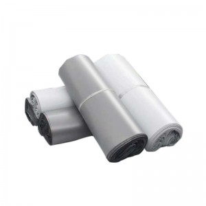 생분해 성 흰색 택배 봉투 우표 플라스틱 메일 폴 리 가방