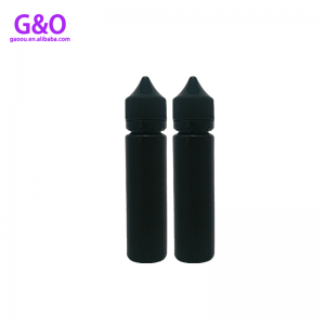 전자 액체 병에 대 한 병 60 ml 검은 새로운 통 통한 고릴라 유니콘 플라스틱 dropper 병 유니콘 드롭 병