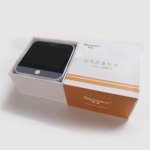 Dienmern 대기 질 모니터 PM2.5 포름 알데히드 검출기 HCHO TVOC 테스터 가정용 온도를위한 휴대용 가스 분석기