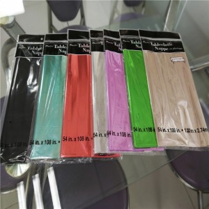 금속 빛 녹색 Tablecover 다채로운 호 일 주문 테이블 피복 매트 또는 패드