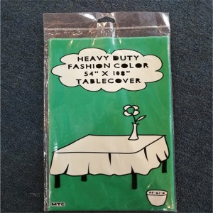 일회용 플라스틱 식당 식탁보 둥근 / 사각형 휴가 선물 tablecloths