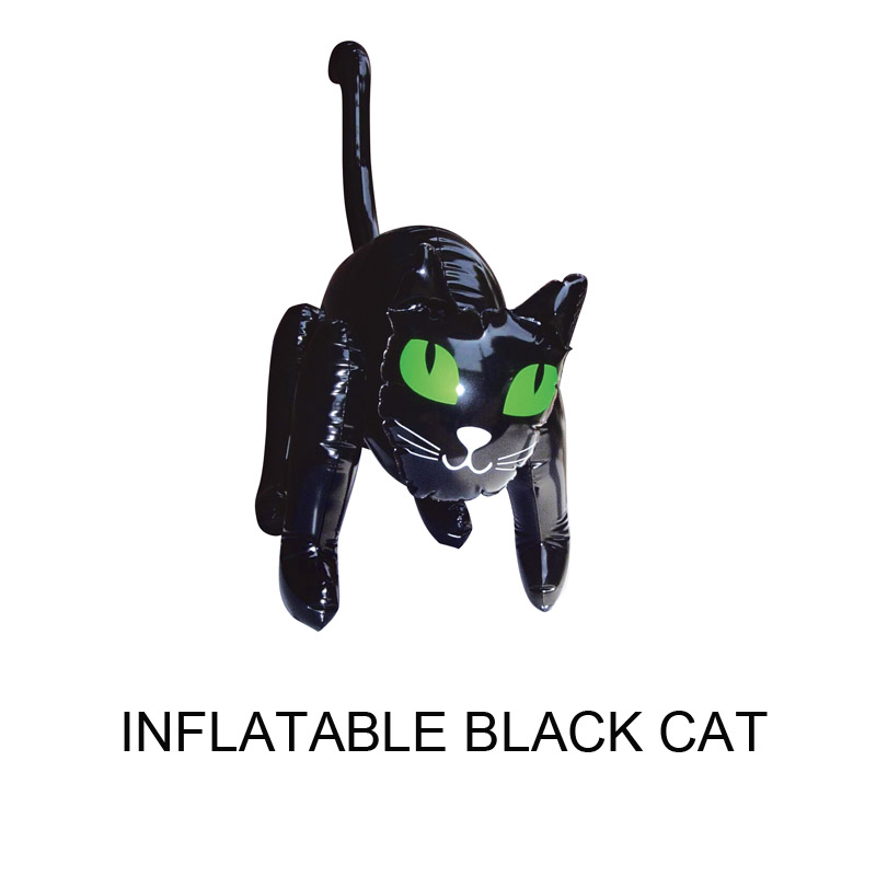 풍선 할로윈 장식 소품 검은 고양이