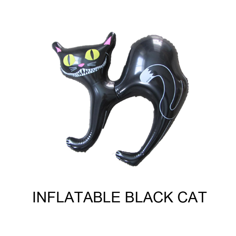 풍선 할로윈 장식 소품 검은 고양이