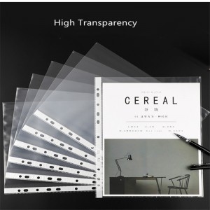 3 홀 \u0026 11 홀 펀치 포켓 클리어 시트 프로텍터