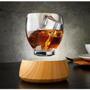 새로운 360 spining 자기 부상 X 컵, 유리 컵 부동