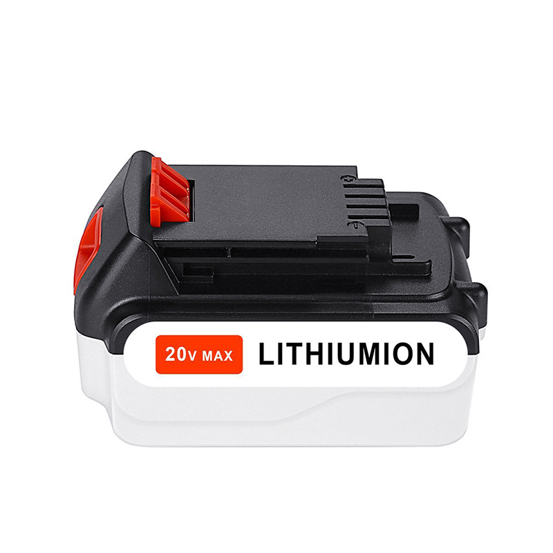 리튬 이온 20V 5000mAh 교체 배터리 블랙 u0026 데커 LB20, LBX20, LBX4020, LB2X4020 용 무선 도구