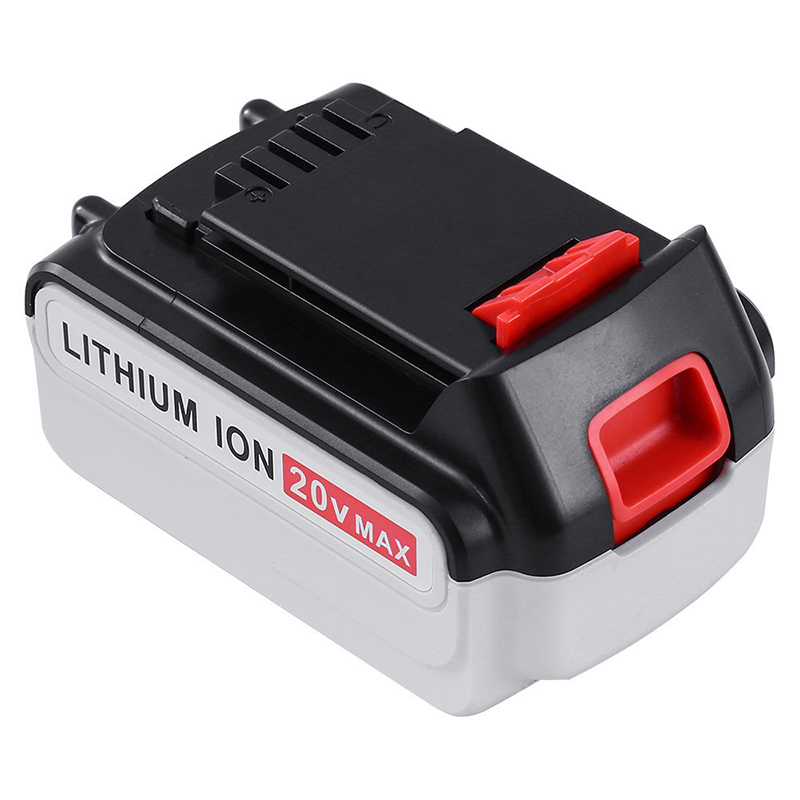 리튬 이온 20V 5000mAh 교체 배터리 블랙 u0026 데커 LB20, LBX20, LBX4020, LB2X4020 용 무선 도구