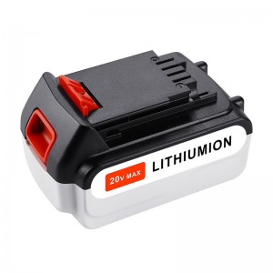 Black \u0026 Decker LB20, LBX20, LBX4020, LB2X4020 공구 배터리 교체 용 리튬 이온 20V 6000mAh 배터리 팩