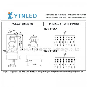 1 인치 빨간색 1 자리 7 세그먼트 LED 디스플레이, 디지털 튜브