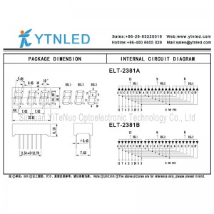 0.28 인치 빨간색 3 자리 7 세그먼트 LED 디스플레이, 디지털 튜브