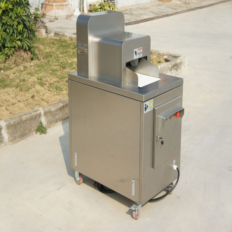 가금류 절단기는 현재 중국의 음식 산업에서 사용되고 있습니다.