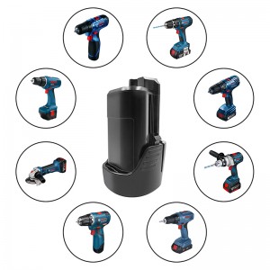 Bosch 전동 공구 BAT411, BAT412, BAT413 용 리튬 이온 10.8V 1500mAh 교체 용 배터리