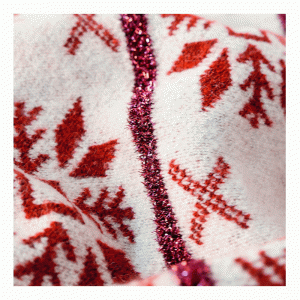 새로운 도착 새로운 루스 리프 자카드 탑 니트 스웨터 여성용 Pullovers