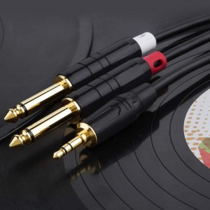 iPhone, iPod, 랩톱, CD 플레이어, 전력 증폭기, 믹서, 홈 스테레오 시스템 용 3.5mm 1/8 \